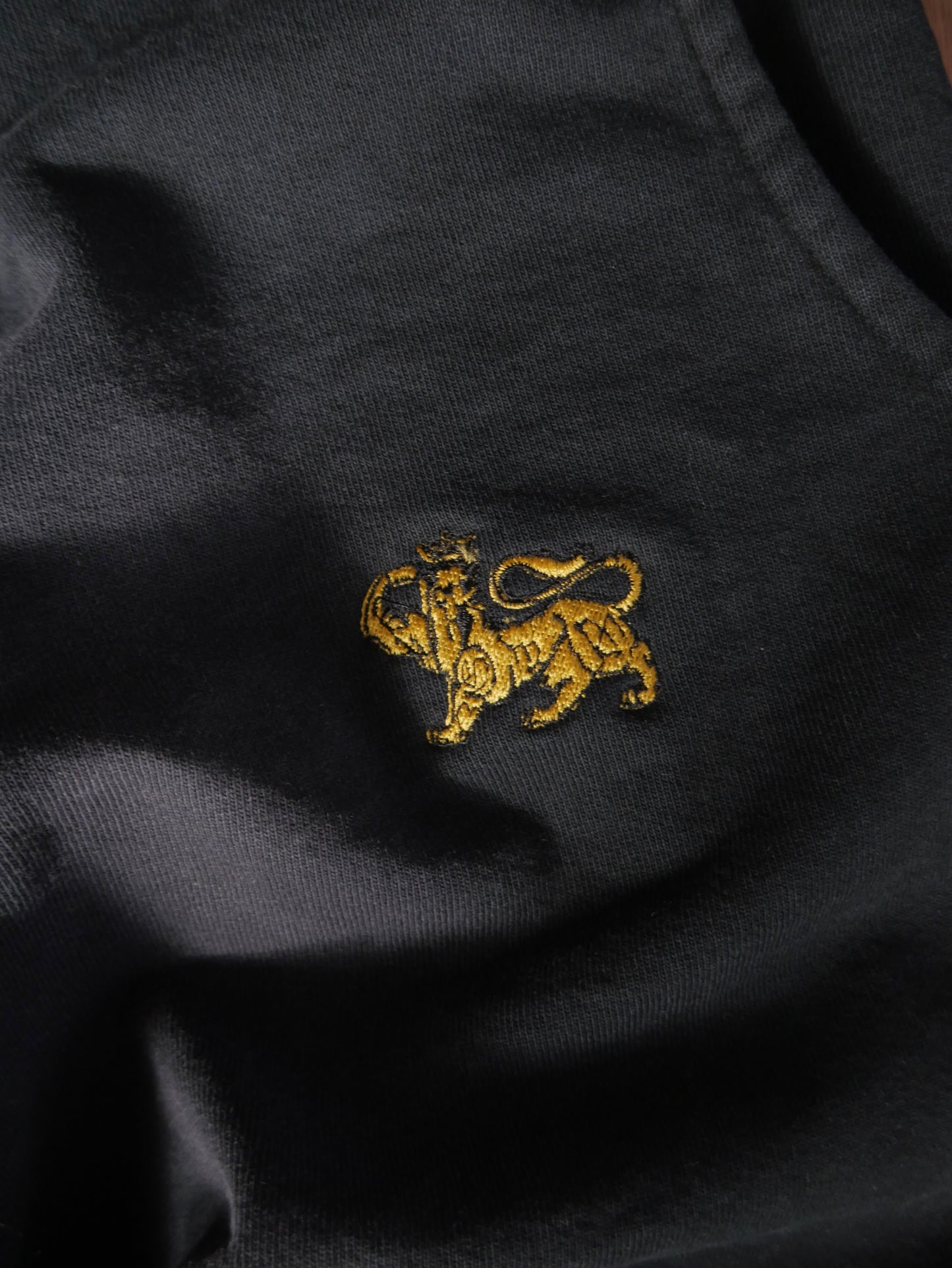 O'LAZARUS CUT-OFF SWEAT SHORT (BLACK)